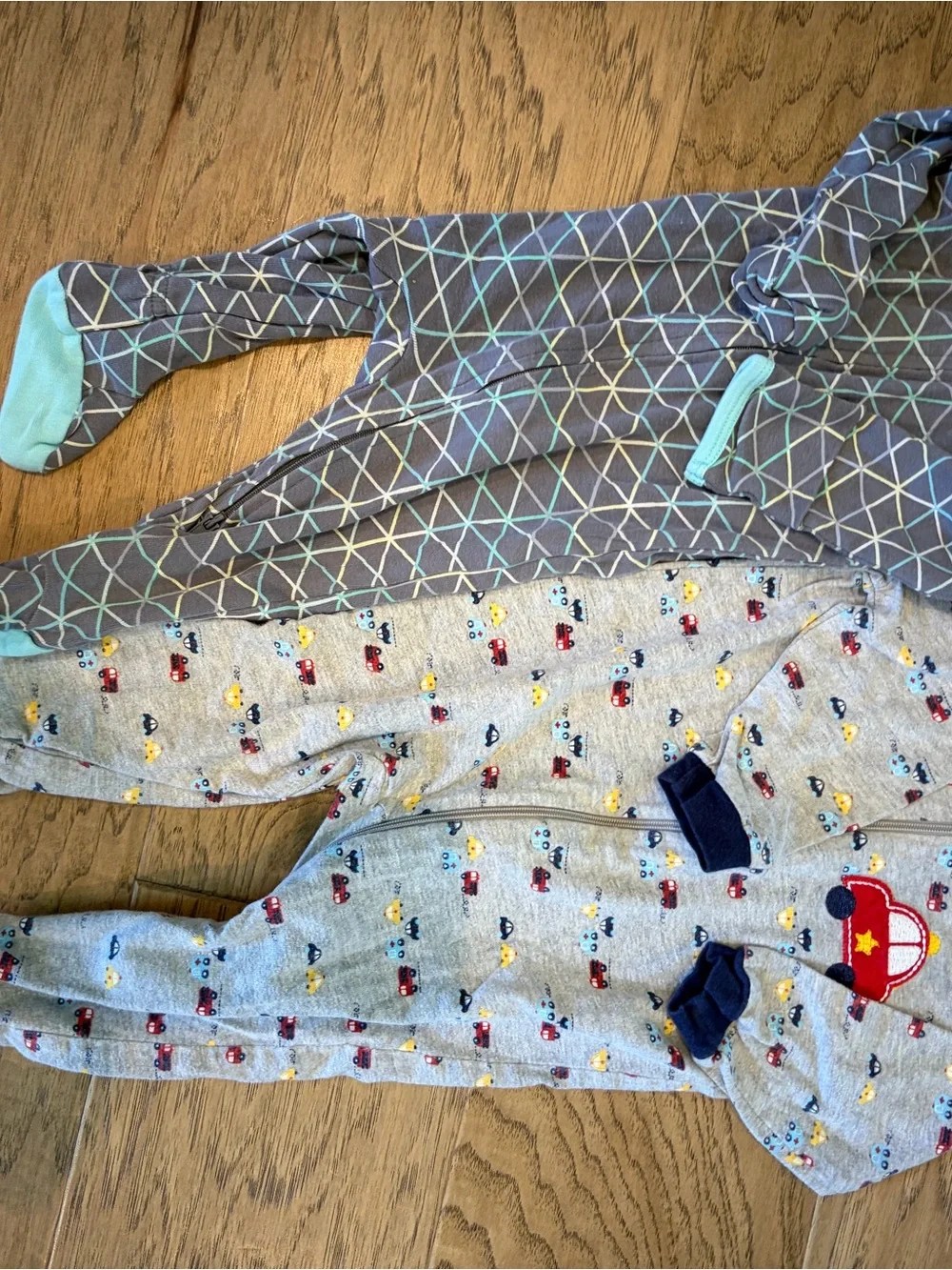 Baby Cotton Footed sleepers - quantity 22